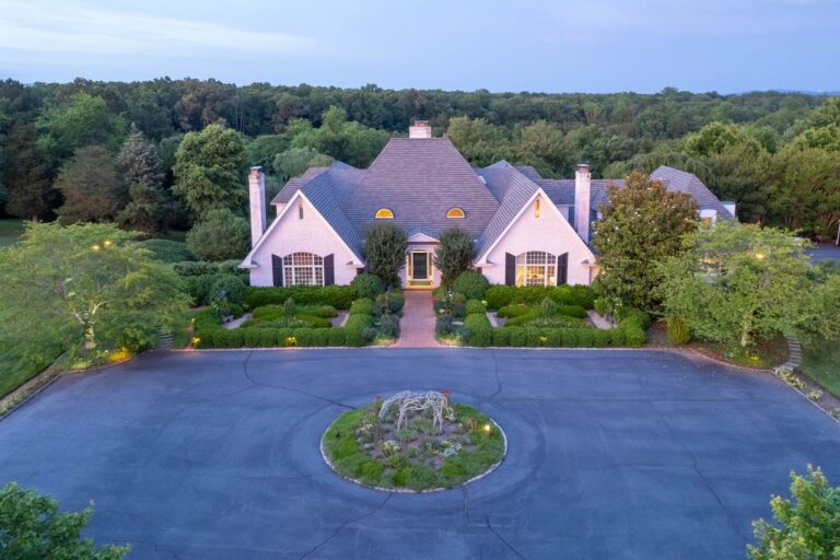 Stunning Brick Georgian Home with Desirable Amenities in Charlottesville, Virginia Listed at $5.75M