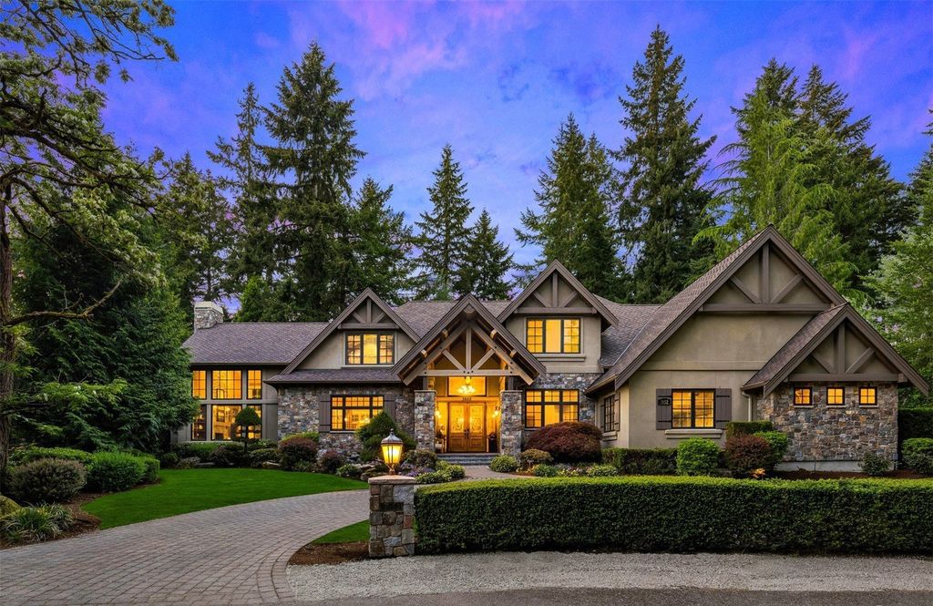 Stunning Custom-Built Dream Home by Architect Steven D Smith in Bellevue, WA Listed at $5,168 Million
