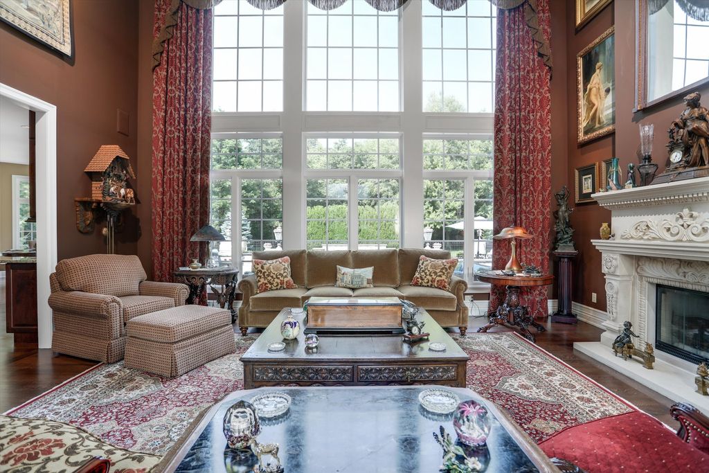 Stunning Lambertville, MI French Tudor Colonial: Opulent, Modern, and Perfect for Entertainment at $2.5M