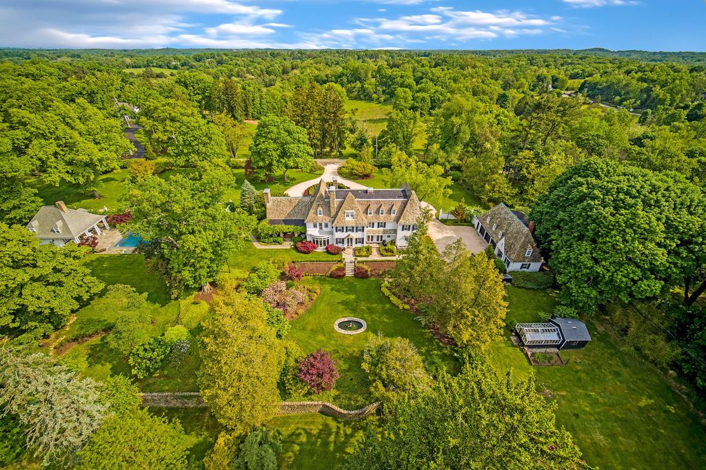 Sunnymede: An Opulent Sewickley Estate with Chateau-Inspired Design,  Exquisite Gardens, and Modern Amenities, Listed at $4.99 Million