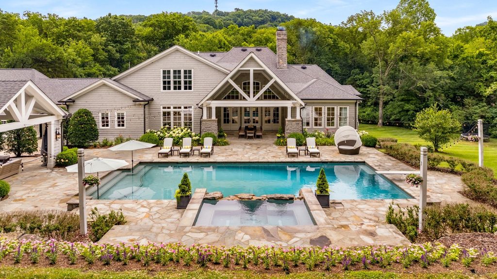 Timeless Elegance and Tranquil Serenity: Cape Cod-Inspired Estate on Gated Property in Franklin, TN Listed at $4.75M
