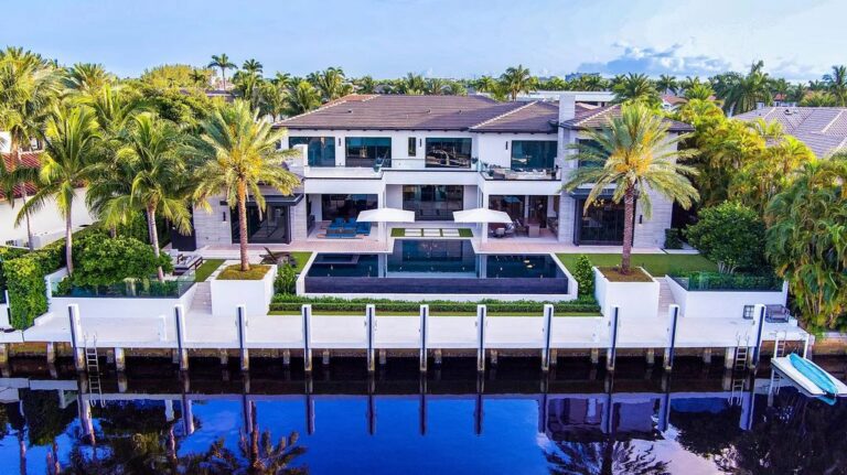 Unparalleled Elegance in $29 Million Magnificent Royal Palm Deepwater Estate with Marc-Michaels Interior Design