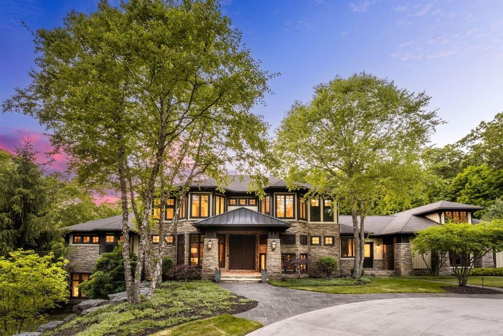 Unveiling an Exquisite Retreat: Captivating 5-Acre Wooded Estate in Skyevale's Gated Community Now Available for $3.75M