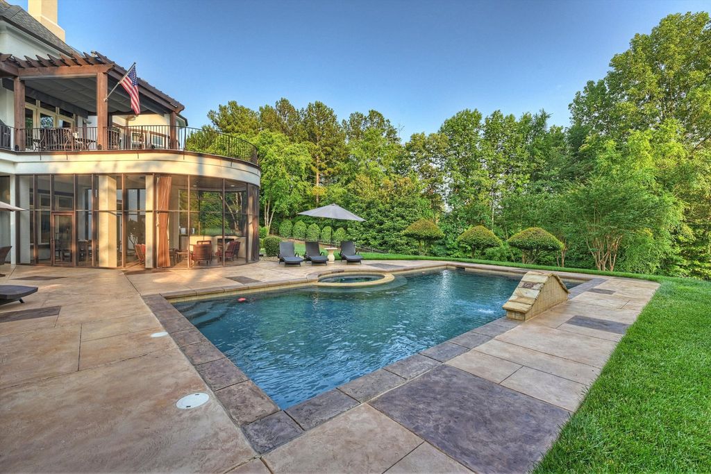 Year-Round Entertainer's Paradise in Mooresville, NC: Resort-Style Home Listed at $5.5 Million