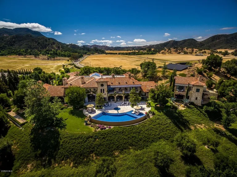 Truly one of a kind Tuscan Villa with Unparalleled Views of Lake Sherwood in Thousand Oaks, California