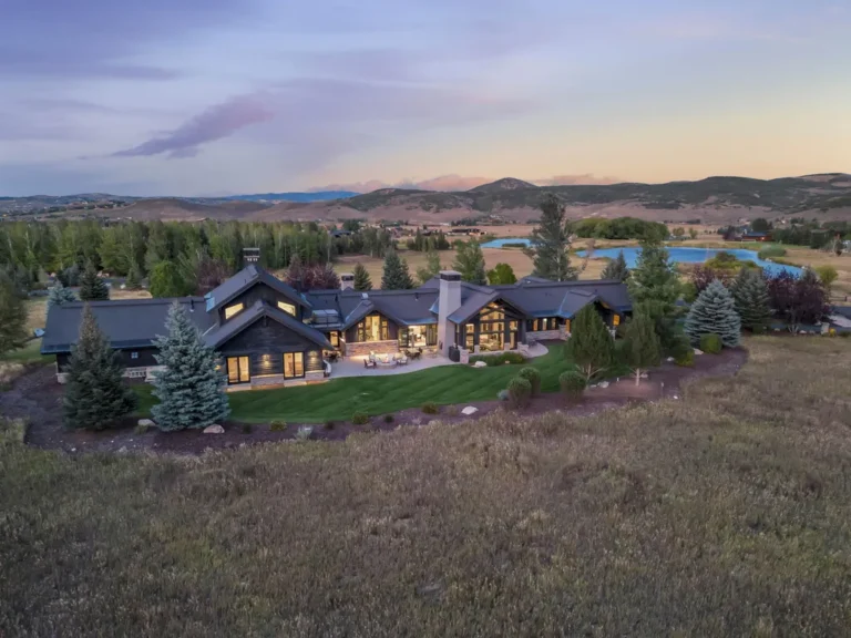 Modern Mountain Retreat with Frontline Ski Resort Views in Park City’s Exclusive Gated Community for $14,000,000