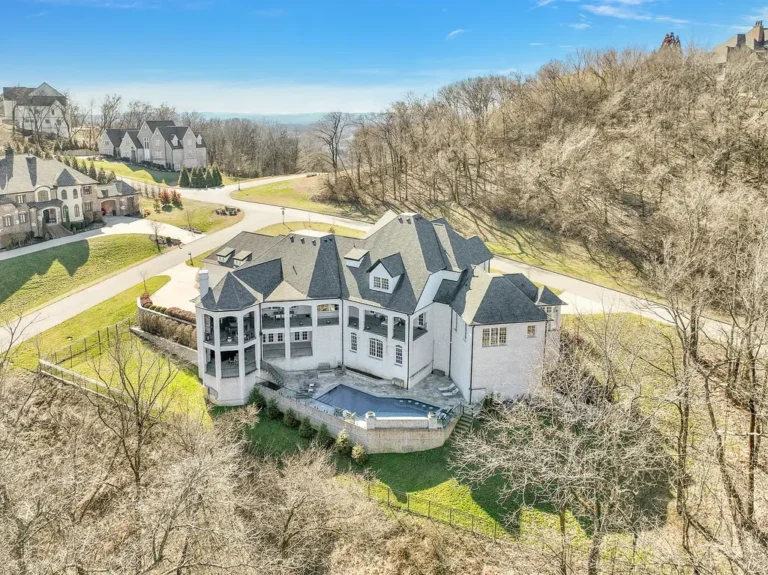 Luxurious Hillside Retreat with Stunning Views in Franklin, Tennessee Asking for $5,900,000