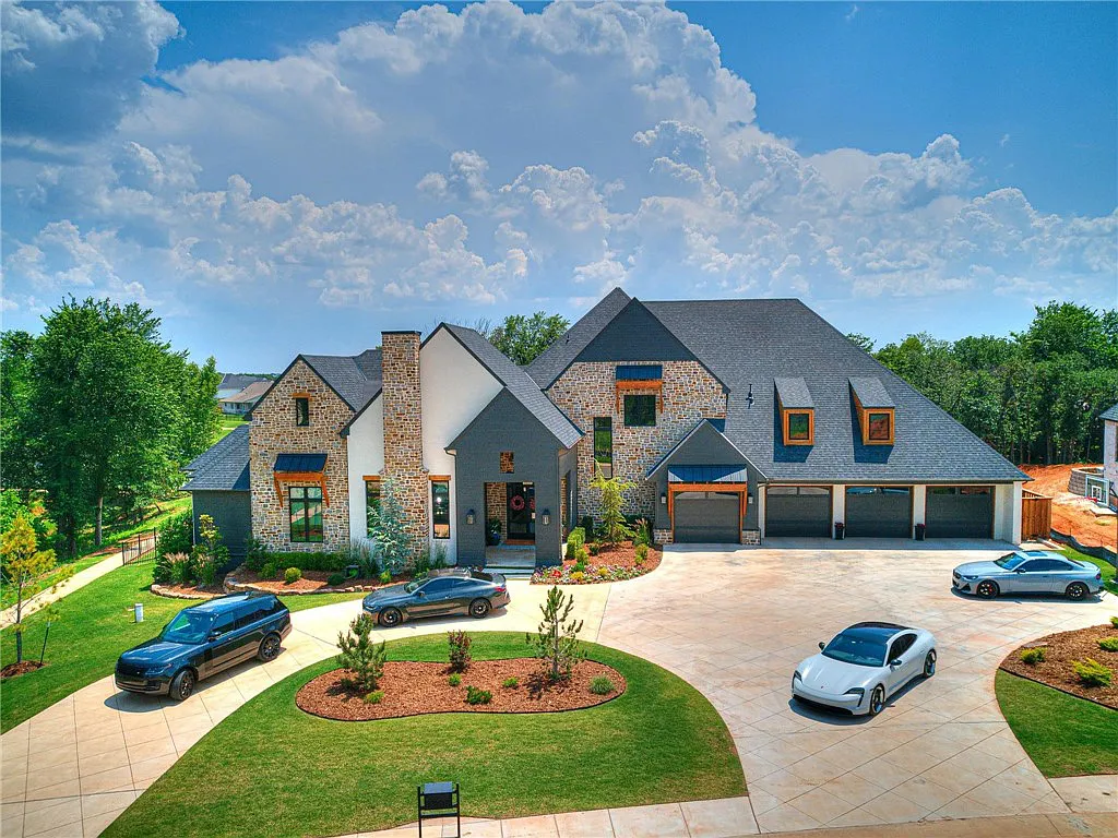 3108 Blackstone Drive Home in Edmond, Oklahoma. Welcome to your dream oasis! Prepare to be captivated by this extraordinary home, encompassing over 7,300 square feet of unparalleled luxury and exquisite designer finishes. Every detail has been meticulously crafted to create a space that will leave you in awe.