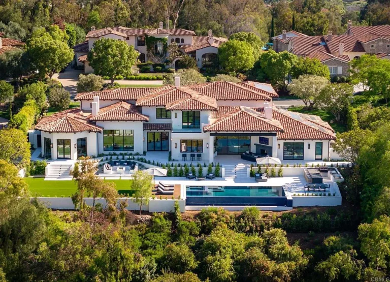 Luxurious Brand New Estate with Spectacular Golf Course Views in Rancho Santa Fe