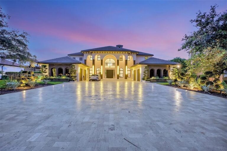 Awe-Inspiring Luxury Living in $6 Million Masterpiece in Davie, Florida