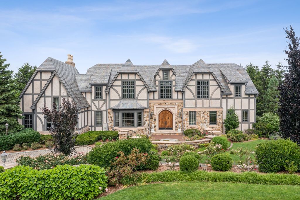 Captivating Tudor-Style Residence in Cresskill, New Jersey: A Haven of Pure Luxury Listed at $4.795 Million