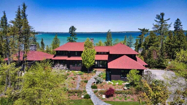 Charlevoix, Michigan’s Jewel: Extraordinary Lake Estate Uniting Majestic  Beauty and Timeless Historical Legacy, Listed at $15 Million