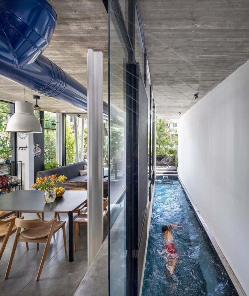 D House, Remarkable Urban Oasis for Family in Israel by Lavan Architects