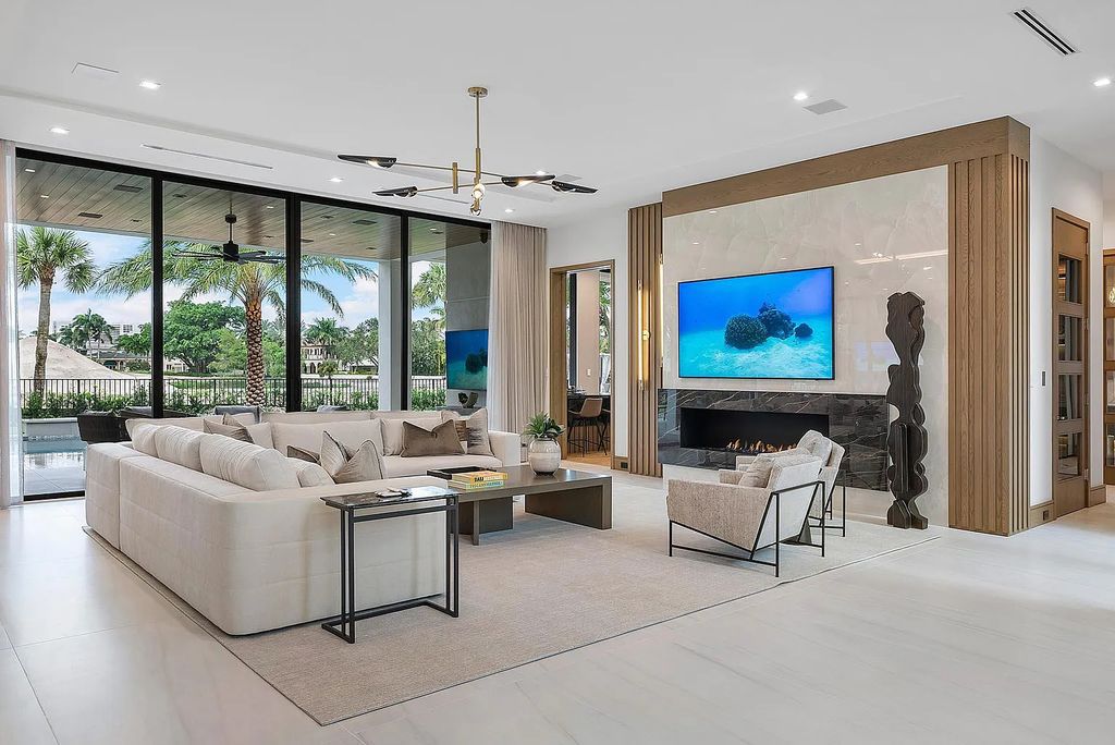 Discover 1812 Sabal Palm Circle, an extraordinary 6-bedrooms, 9-bathrooms masterpiece in Boca Raton, Florida. Crafted by SRD Building Corp., this luxurious Signature Estate offers over 8,500 square feet of splendor with stunning views of golf course fairways