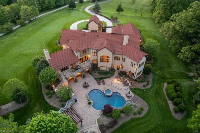 Escape to Paradise: Resort-Like Estate in High Point, North Carolina, Offers Everyday Vacation Bliss for $2,900,000
