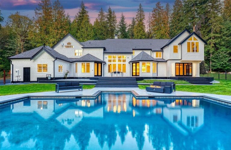 Experience Unparalleled Luxury at an Exquisite Modern Resort in Woodinville, Washington, Priced at $5.44 Million