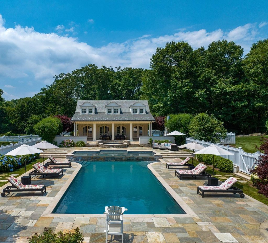 Exquisite 19-Acre Estate in Greenwich, Connecticut: A Masterpiece of Architectural Integrity and Luxury, Offered at $33.8M