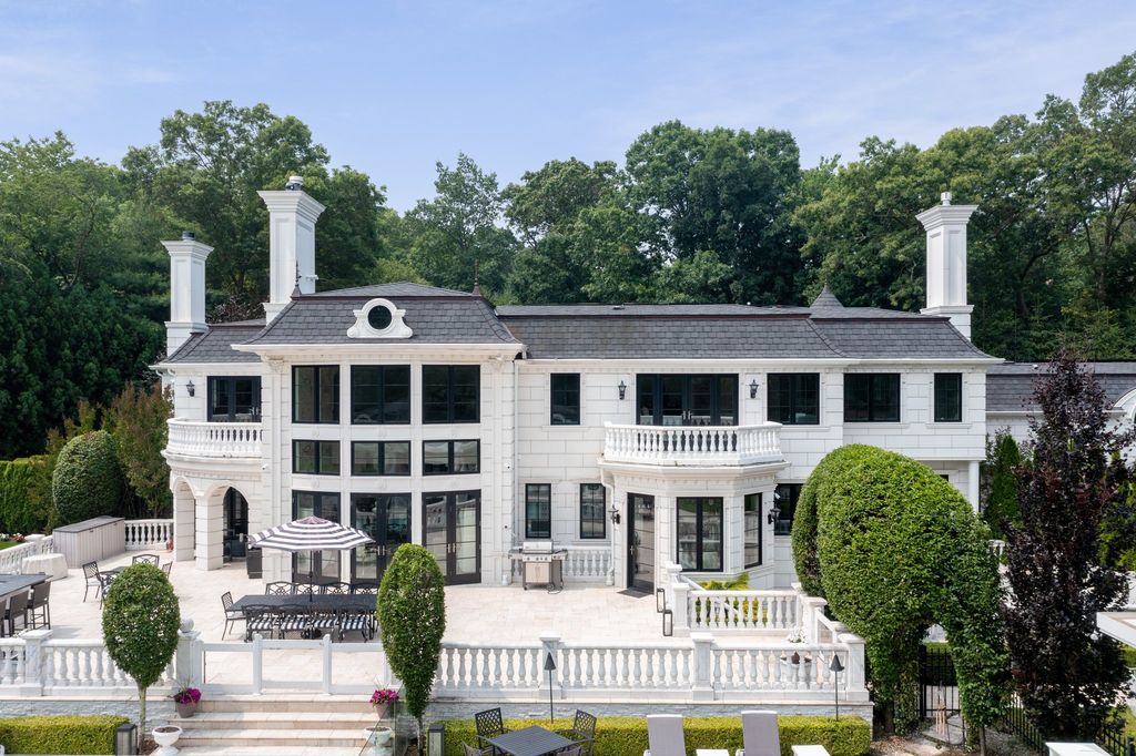 Exquisite Design, Spacious Living, and Pristine Privacy: Mansion in Upper Brookville, New York Listed at $7.45 Million