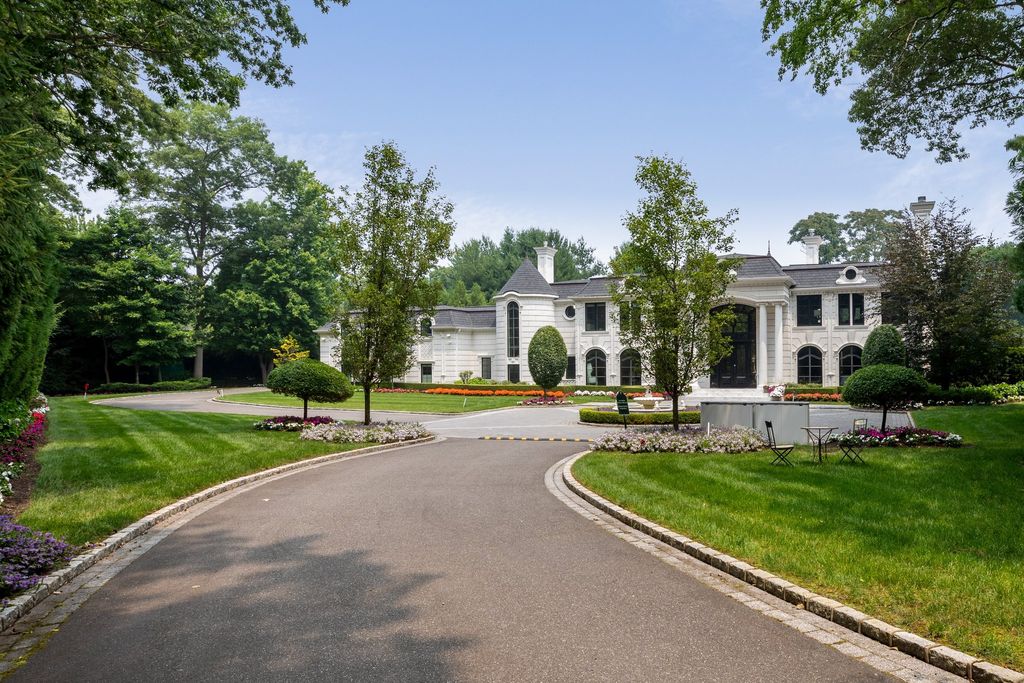 Exquisite Design, Spacious Living, and Pristine Privacy: Mansion in Upper Brookville, New York Listed at $7.45 Million