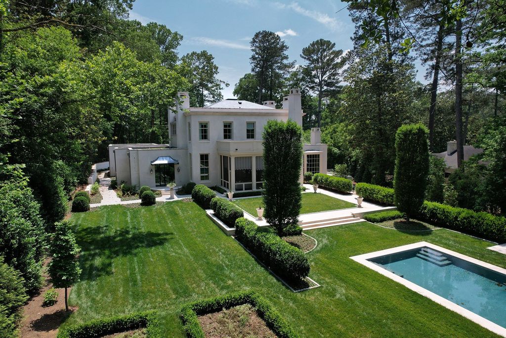 Exquisite English Regency Style Home in Atlanta, Georgia - A Masterpiece of Quality and Sophistication Asking for $10.9 Million