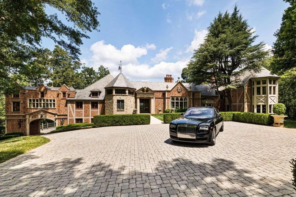Exquisite European-Inspired English Tudor Estate on 18 Acres in Sandy Springs, Georgia Listed at $46.8 Million