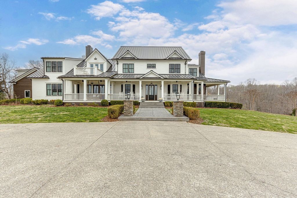 Gorgeous Estate Home with Classic Modern Design and Spectacular Views in Franklin, Tennessee Listed at $11M
