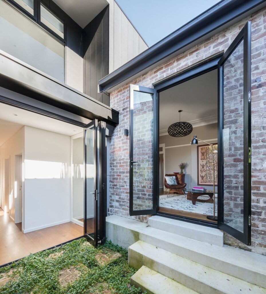 Inside Outside House with Angular Architecture by Alchemy Architecture