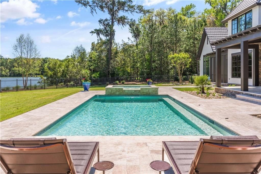 Lakeside Retreat in Saint Simons Island, Georgia: Over 2 Acres with Spectacular Lake Views Listed at $6.25M