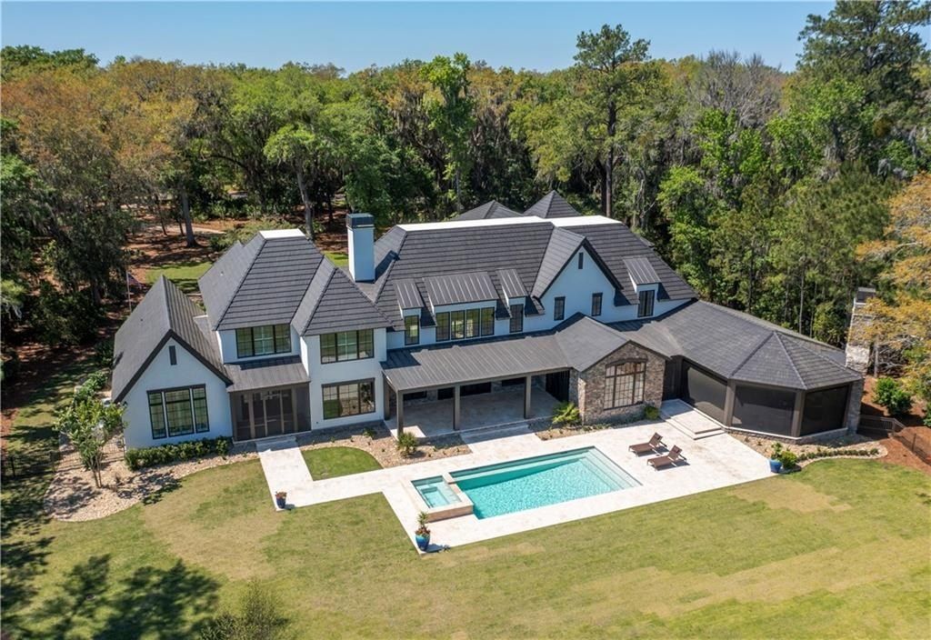 Lakeside Retreat in Saint Simons Island, Georgia: Over 2 Acres with Spectacular Lake Views Listed at $6.25M