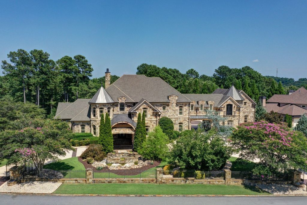 One-of-a-Kind Stone Estate in Braselton, Georgia: A True Opulent Gem Listed at $3.6 Million