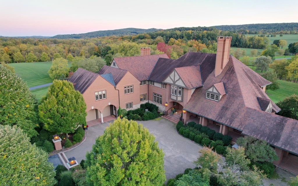 Opulent English Country Manor on 10 Acres, Perfect for Luxurious  Entertaining in Lewisburg, Pennsylvania Listed at $3.675 Million