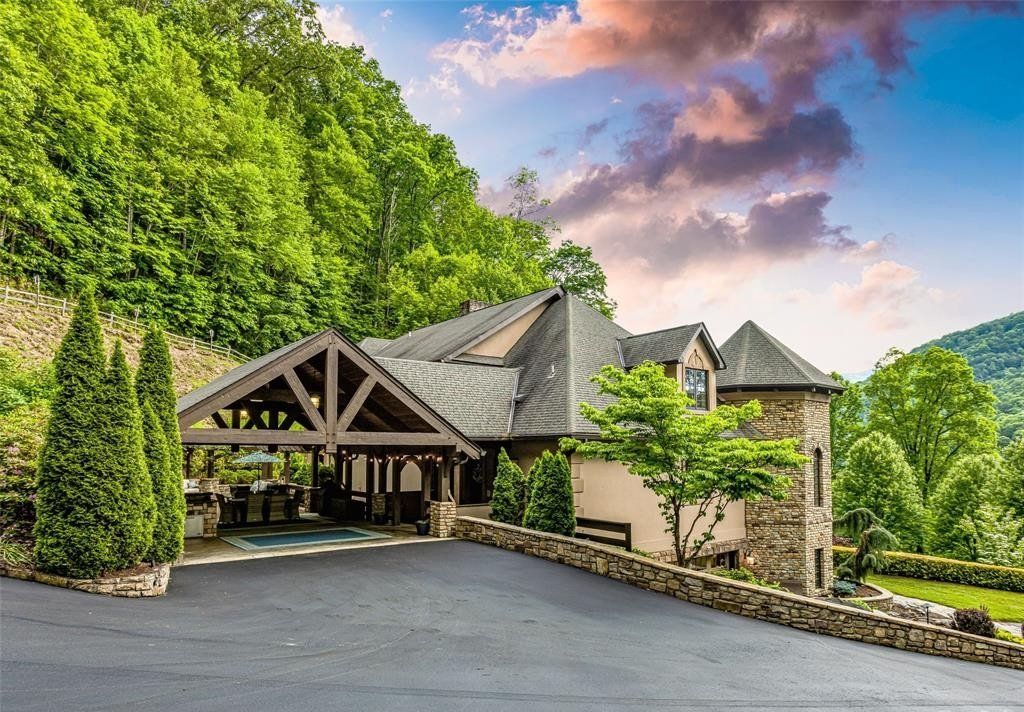 Private Mountain Retreat: Elegant Home in Maggie Valley, North Carolina Listed at $3.9 Million