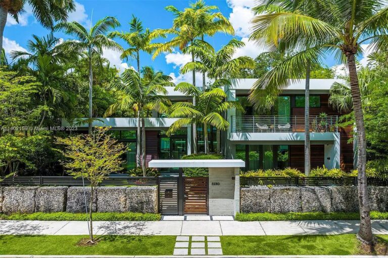Renowned Architect Charles Treister’s Gem with The Epitome of Coconut Grove Living is Prices $13.5 Million in Miami