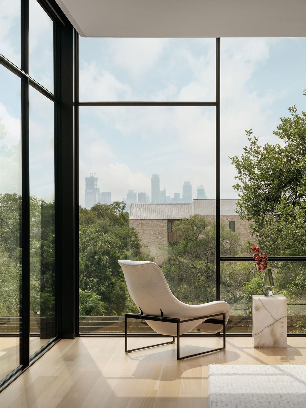 Rollingwood Modern House in Austin, Gabled Forms by LaRue Architects