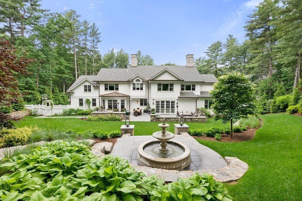 Stunning Custom Colonial Home in Weston, Massachusetts with Impressive Features Listed at $6.495 Million