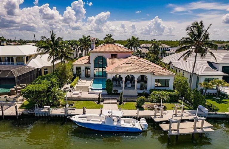 The Ultimate Waterfront Escape: Luxury Home for Sale at $12.9 Million in Naples