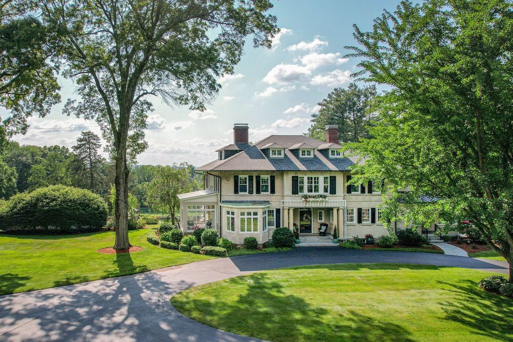 Timeless Elegance: Custom 1920s Colonial Revival on 6 Acres in Grafton, Massachusetts Listed at $3.5 Million