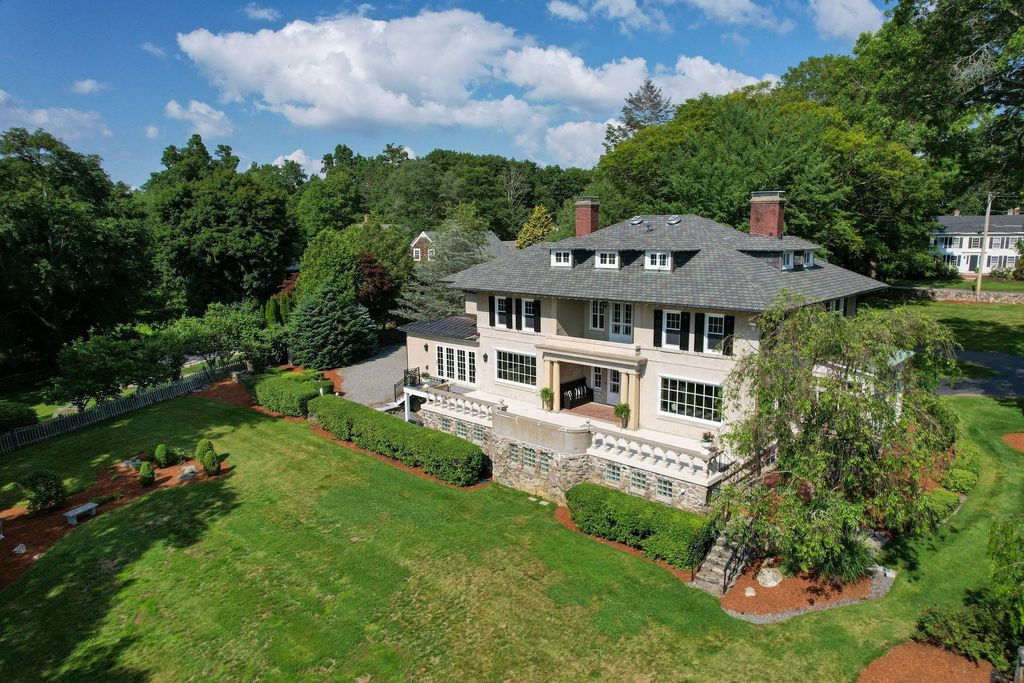 Timeless Elegance: Custom 1920s Colonial Revival on 6 Acres in Grafton, Massachusetts Listed at $3.5 Million