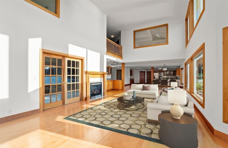 Unique Lakefront Estate with Two Custom Homes in Bellingham, Washington