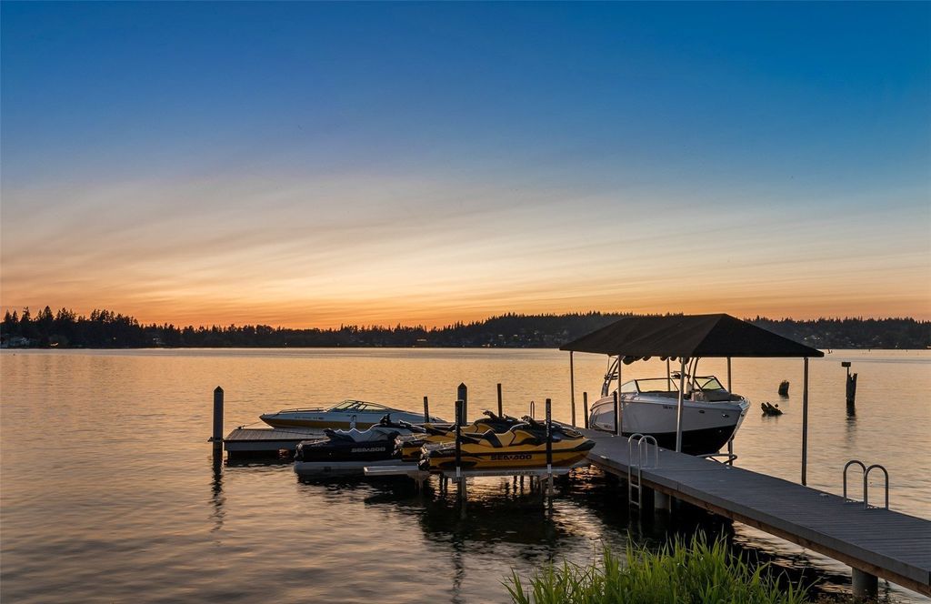 Unique Lakefront Estate with Two Custom Homes in Bellingham, Washington Listing at $7,888,850