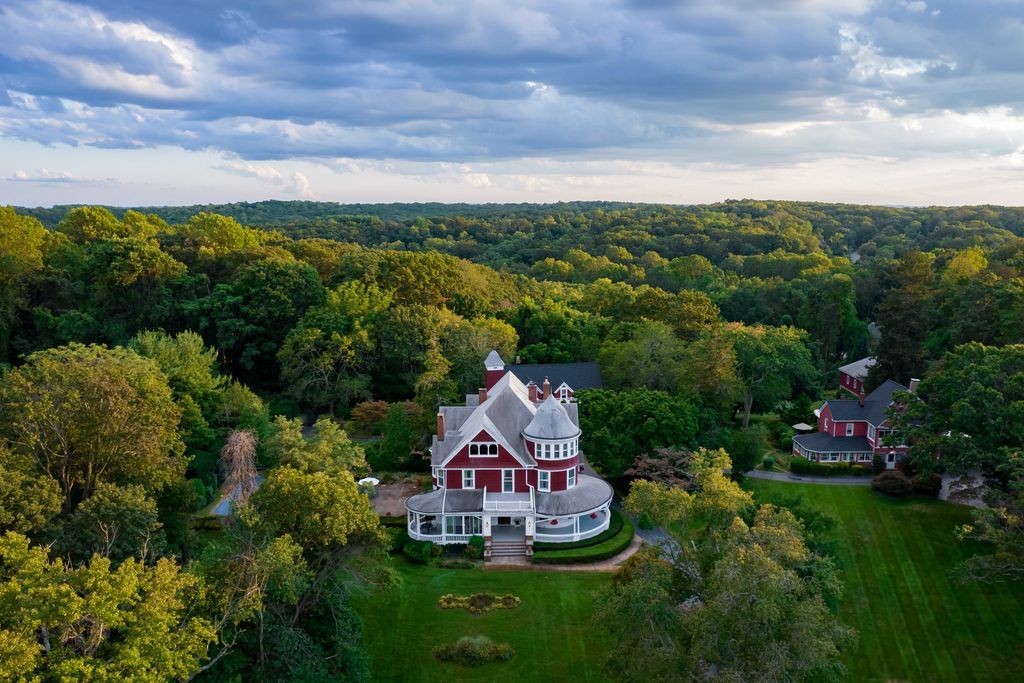 Westwind: A Breathtaking Historic Estate with Pristine Gardens in Atlantic Highlands, New Jersey, Offered at $4.25 Million