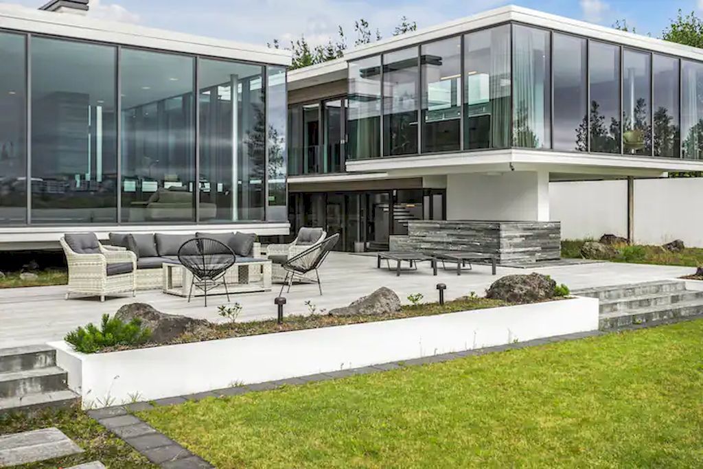 White Villa Iceland, a Gorgeous Villa with amazing, unique design & quality