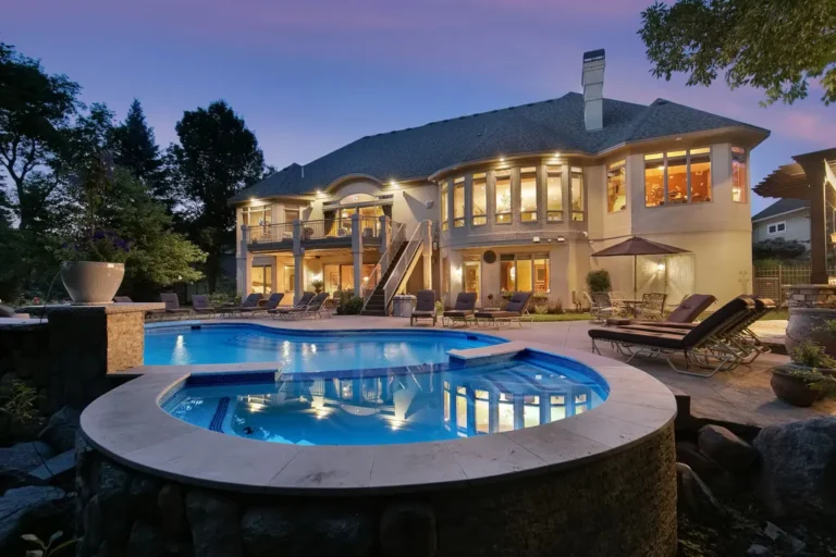 Luxurious Wooddale Custom Home with Resort-Style Backyard Oasis Asks $2,000,000 in Minnesota