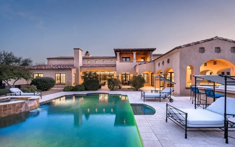 Modern Spanish Elegance: Exquisite Prado Estates Renovation with Sweeping Mountain and City Views in Scottsdale Listed at $9,495,000