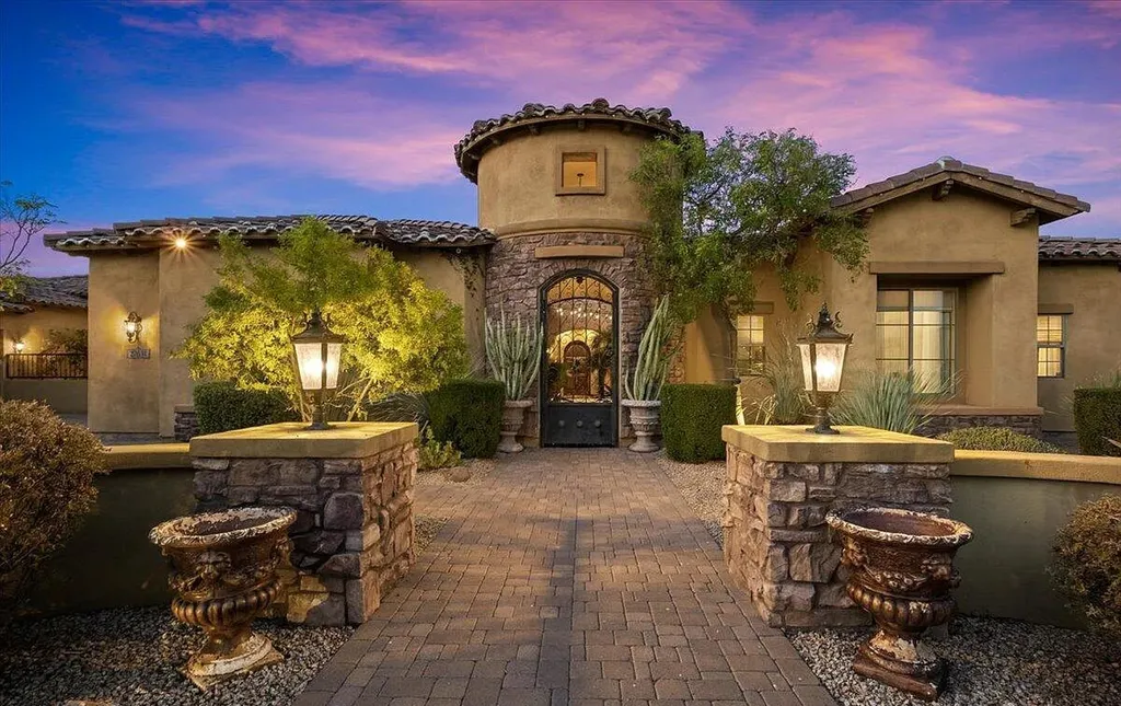 27631 North 68th Place Home in Scottsdale, Arizona. Immerse yourself in luxury and seclusion at this Saguaro Estate home, located on an expansive 2.5-acre lot. With over $1 million invested in the amenities, this home has everything you need to relax and entertain in style.