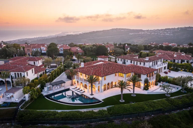 Luxury Living in Crystal Cove, Newport Beach: A Serene Modern Retreat commands Sweeping Ocean and Mountain Views for $55,000,000