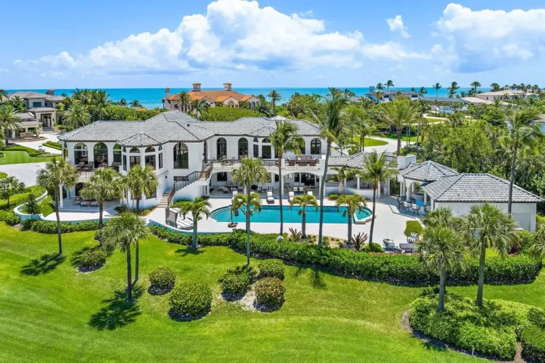 Modern Luxury Home with Panoramic Golf Course and Ocean Views in Stuart, Florida For $16,500,000