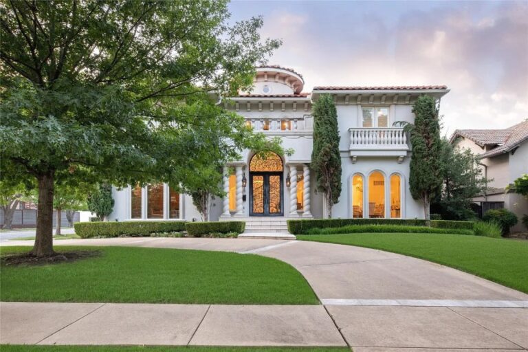 Timeless Elegance Meets Modern Luxury: 4-Bed Mediterranean Home in Highland Park with Pool and Spa Priced at $3,750,000