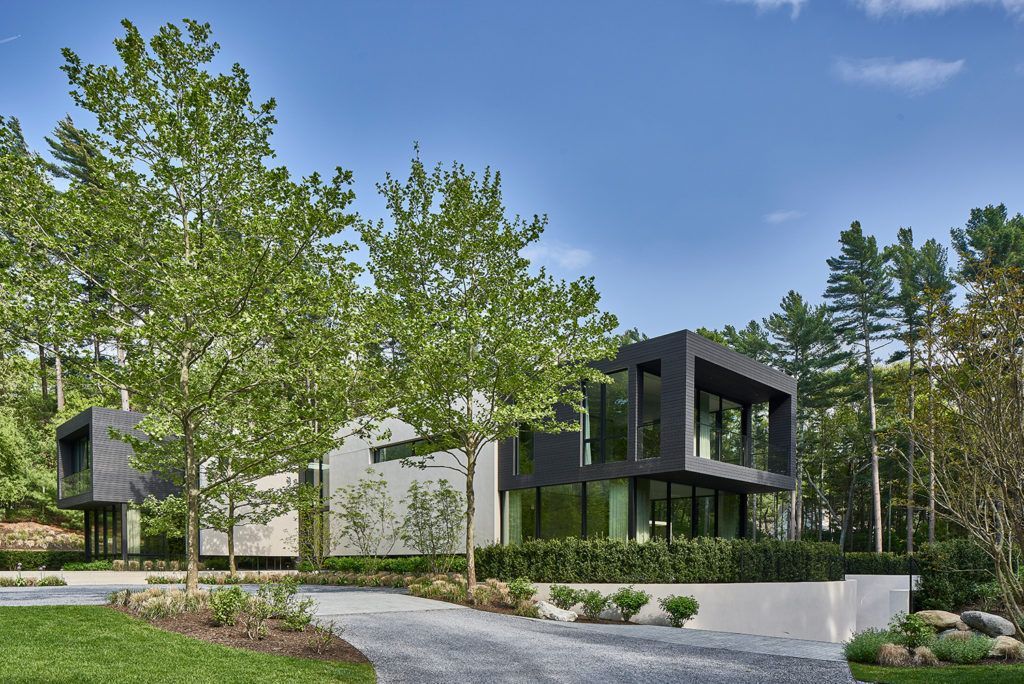 Bull Path, Modern House with Two-storey Volumes by BMA Architects