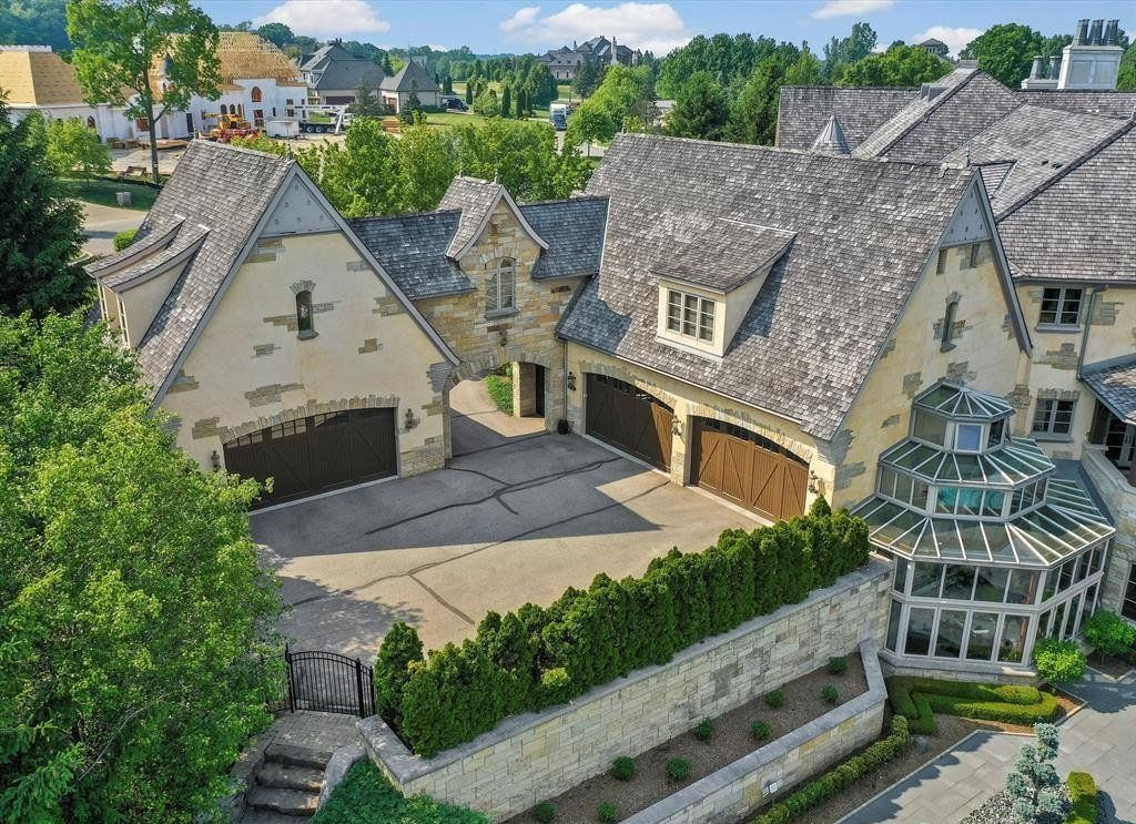 Captivating Entertainment Haven: Normandy French Tudor Estate on the Market for $6.999 Million in Michigan